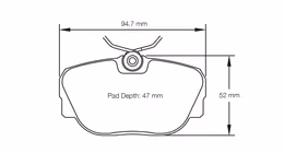 1544-RSL29, PAGID 1544-RSL29 Front brake pads RSL29 BMW 318is - 325i [E30] in UAE, Dubai. Condition - new. Price 1,350 AED. Photo, seller contacts | AUTO.AE
