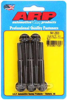 641-2500, ARP 641-2500 SAE Bolt Kit 5/16-18 x 2.500 12pt black oxide bolts в ОАЭ, Дубай. Состояние - новое. Цена 210 AED. Фото, контакты продавца | AUTO.AE