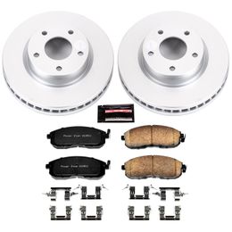 PWR-CRK6961, PowerStop Z17 Evolution Plus GEOMET Coated Brake Kits for 2013-2019 SENTRA - CRK6961 в ОАЭ, Дубай. Состояние - новое. Цена 760 AED. Фото, контакты продавца | AUTO.AE