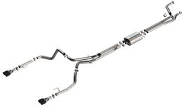 BOR-141000BC, Borla S-Type Cat-Back Exhaust Systems for 2024-2025 SIERRA 1500, SILVERADO 1500 - 141000BC في الإمارات, دبي. Condition - new. Price 10,650 AED. Photo, seller contacts | AUTO.AE