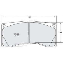 7700.84.20.44, PFC 7700.84.20.44 Rear Brake Pads RACING 84 CMPD 20 mm for PORSCHE 997 GT3/GT2/RS في الإمارات, دبي. Condition - new. Price 2,840 AED. Photo, seller contacts | AUTO.AE