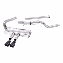 SSXFD123, MILLTEK SSXFD123 Cat-Back Exhaust, 3'' (Dual GT-100 Black Tips) for FORD Focus ST Estate / Sedan / Limosine 2012-2018 في الإمارات, دبي. Condition - new. Price 6,570 AED. Photo, seller contacts | AUTO.AE
