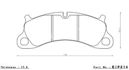 EIP214CCRg, ENDLESS EIP214CCRg Front brake pads PORSCHE 3.8 CARRERA S/4S в ОАЭ, Дубай. Состояние - новое. Цена 1 450 AED. Фото, контакты продавца | AUTO.AE
