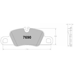7690.332.16.44, PFC 7690.332.16.44 Brake Pads Set (rear) RACE 332 CMPD 16 mm for PORSCHE 991.2 Carrera S/GTS في الإمارات, دبي. Condition - new. Price 2,820 AED. Photo, seller contacts | AUTO.AE