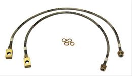 SJA-FBL402, Skyjacker Stainless Steel Braided Brake Hoses for 1982-1983 CJ5, 1982-1986 CJ7, 1982-1985 SCRAMBLER - FBL402 في الإمارات, دبي. Condition - new. Price 670 AED. Photo, seller contacts | AUTO.AE