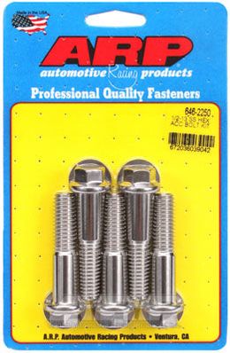 646-2250, ARP 646-2250 SAE Bolt Kit 1/2-13 X 2.250 hex SS bolts в ОАЭ, Дубай. Состояние - новое. Цена 300 AED. Фото, контакты продавца | AUTO.AE