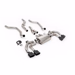 SSXLR253, MILLTEK SSXLR253 Cat-Back Exhaust 3.15", Valved (Cerakote Black Tips) for RANGE ROVER P400 3.0 (L461) 2022- in UAE, Dubai. Condition - new. Price 30,090 AED. Photo, seller contacts | AUTO.AE