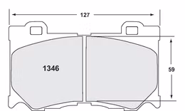1346.22, PFC 1346.22 Front brake pads Z-RATED CARBON METALLIC NISSAN 370Z 2009 в ОАЭ, Дубай. Состояние - новое. Цена 740 AED. Фото, контакты продавца | AUTO.AE