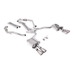 SSXAU1158, MILLTEK SSXAU1158 Cat-Back Exhaust, 2.5'' (Quad GT-100 Brushed Titanium Trims) for AUDI S5 Coupe / Sportback RHD (B9) 2017- في الإمارات, دبي. Condition - new. Price 18,240 AED. Photo, seller contacts | AUTO.AE