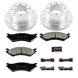 PWR-K5490, PowerStop Z23 Evolution Sport Brake Upgrade Kits for 2003-2008 RAM 3500, RAM 2500, 2006-2008 RAM 1500 - K5490 في الإمارات, دبي. Condition - new. Price 1,710 AED. Photo, seller contacts | AUTO.AE