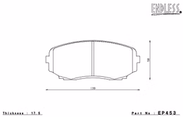EP453MA45B, ENDLESS EP453MA45B Front brake pads MAZDA CX-7/CX-9 (07-12) в ОАЭ, Дубай. Состояние - новое. Цена 1 900 AED. Фото, контакты продавца | AUTO.AE