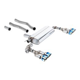 SSXBM1251, MILLTEK SSXBM1251 Filter-Back Exhaust, 3" (Blue Titanium GT-100 Trims) for BMW 128ti (F40) OPF/GPF in UAE, Dubai. Condition - new. Price 15,130 AED. Photo, seller contacts | AUTO.AE