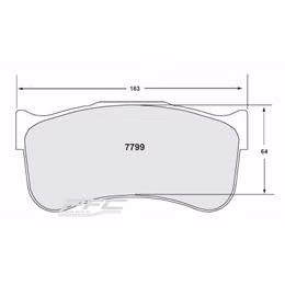 7799.82.30.44, PFC 7799.82.30.44 Front Brake Pads RACING 82 CMPD 30 mm for NISSAN GT-R35 GT3 (Brembo 6-piston caliper) в ОАЭ, Дубай. Состояние - новое. Цена 3 980 AED. Фото, контакты продавца | AUTO.AE