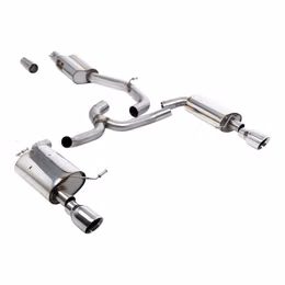 SSXVW752, MILLTEK SSXVW752 Cat-Back Exhaust, 3" (Polished GT-100 Trims) for VW Golf Alltrack 1.8 (MK7) 2016-2021 in UAE, Dubai. Condition - new. Price 8,820 AED. Photo, seller contacts | AUTO.AE