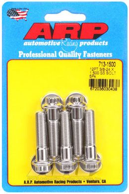 713-1500, ARP 713-1500 SAE Bolt Kit 3/8-24 x 1.500 12pt SS bolts в ОАЭ, Дубай. Состояние - новое. Цена 240 AED. Фото, контакты продавца | AUTO.AE