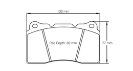 2487-RST3, PAGID 2487-RST3 Front brake pads RST3 SUBARU STI, MITSUBISHI EVO, MEGANE RS / AUDI RS3 Sportback [8PA] in UAE, Dubai. Condition - new. Price 1,880 AED. Photo, seller contacts | AUTO.AE
