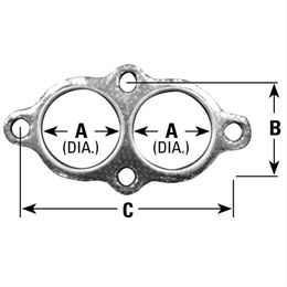 APH-8401, AP Exhaust Flange Gaskets for 1996-1999 318I, 318IS, 1995-1999 318TI - 8401 в ОАЭ, Дубай. Состояние - новое. Цена 40 AED. Фото, контакты продавца | AUTO.AE
