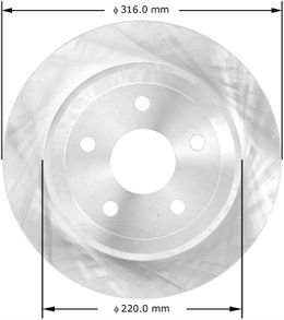 BEN-PRT5726, Bendix Brakes Global Brake Rotors for 2007-2017 WRANGLER, 2018 WRANGLER JK - PRT5726 in UAE, Dubai. Condition - new. Price 200 AED. Photo, seller contacts | AUTO.AE