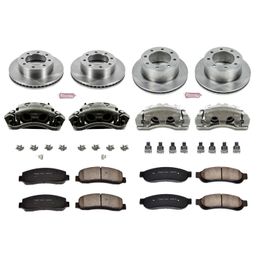 PWR-KCOE1782, PowerStop Z17 Evolution Plus Stock Replacement Brake Kits with Calipers for 2005-2007 F-250 SUPER DUTY, F-350 SUPER DUTY - KCOE1782 في الإمارات, دبي. Condition - new. Price 4,770 AED. Photo, seller contacts | AUTO.AE