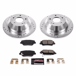 PWR-K7507, PowerStop Z23 Evolution Sport Brake Upgrade Kits for 2010-2018 SANTA FE, 2013-2018 SANTA FE SPORT, 2011-2015 SORENTO - K7507 في الإمارات, دبي. Condition - new. Price 870 AED. Photo, seller contacts | AUTO.AE