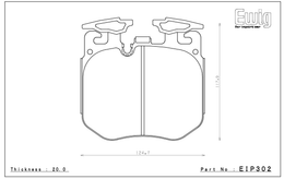 EIP302MX72, ENDLESS EIP302MX72 Front brake pads BMW X3M / X4M F97 / F98 в ОАЭ, Дубай. Состояние - новое. Цена 1 350 AED. Фото, контакты продавца | AUTO.AE
