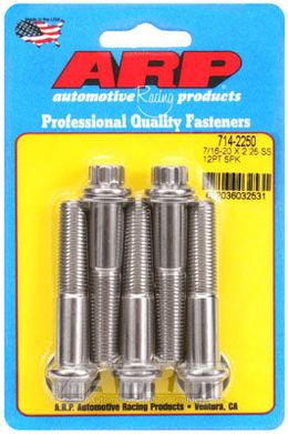 714-2250, ARP 714-2250 SAE Bolt Kit 7/16-20 x 2.250 12pt SS bolts в ОАЭ, Дубай. Состояние - новое. Цена 280 AED. Фото, контакты продавца | AUTO.AE