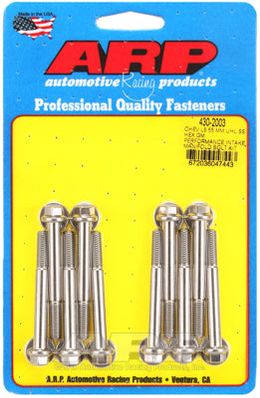 430-2003, ARP 430-2003 Intake Manifold Bolt Kit for Chevrolet LS. GM Performance Intake. 55mm UHL. ARP Stainless. hex в ОАЭ, Дубай. Состояние - новое. Цена 320 AED. Фото, контакты продавца | AUTO.AE