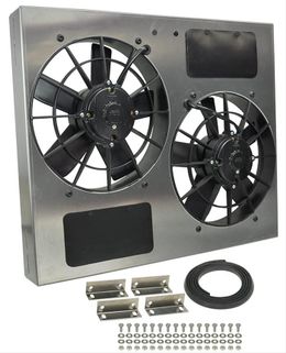 DER-16835, 12 Inch 3,750 CFM Derale High-Output Dual RAD Fan and Shroud Kit 16835 в ОАЭ, Дубай. Состояние - новое. Цена ⁦2 750 AED⁩. Фото, контакты продавца | AUTO.AE