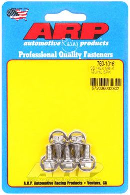 760-1016, ARP 760-1016 Metric Thread Bolt Kit M6 x 1.00 x 12 hex SS bolts в ОАЭ, Дубай. Состояние - новое. Цена 200 AED. Фото, контакты продавца | AUTO.AE