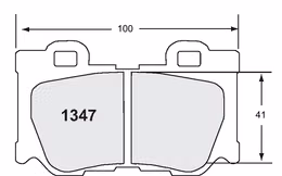 1347.22, PFC 1347.22 Brake pads Z-RATED CARBON METALLIC rear NISSAN 370Z 2009 в ОАЭ, Дубай. Состояние - новое. Цена 740 AED. Фото, контакты продавца | AUTO.AE