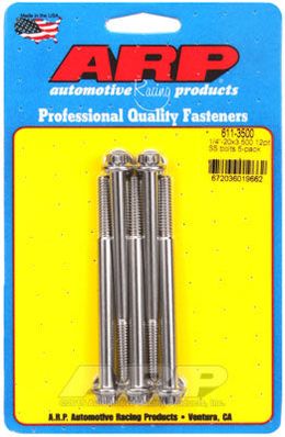 611-3500, ARP 611-3500 SAE Bolt Kit 1/4-20 x 3.500 12pt SS bolts في الإمارات, دبي. Condition - new. Price 220 AED. Photo, seller contacts | AUTO.AE