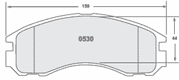 0530.22, PFC 0530.22 Front Brake Pads Z-RATED for MITSUBISHI Evo 4/6/8/9 في الإمارات, دبي. Condition - new. Price 410 AED. Photo, seller contacts | AUTO.AE