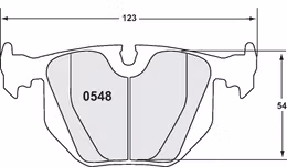 0548.08.16.44, PFC 0548.08.16.44 Rear Brake Pads for BMW 330i (E46) / M3 (E46) / Z4 M Coupe (08 Compound, 16mm) in UAE, Dubai. Condition - new. Price 1,810 AED. Photo, seller contacts | AUTO.AE