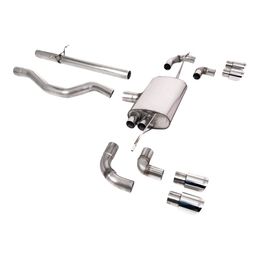 SSXLR135, MILLTEK SSXLR135 Filter-Back Exhaust, 3" (Polished GT-90 Trims) for LAND ROVER Defender 110 P300 / P400e 2020- في الإمارات, دبي. Condition - new. Price 11,370 AED. Photo, seller contacts | AUTO.AE