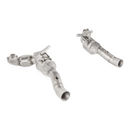 L-FE/SS/2, AKRAPOVIC L-FE/SS/2 Link Pipe Set w/o Cat (Stainless Steel) for FERRARI 488 GTB / 488 Spider 2016-2019 في الإمارات, دبي. Condition - new. Price 12,350 AED. Photo, seller contacts | AUTO.AE