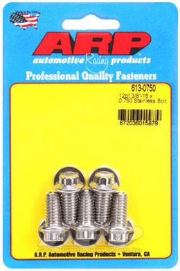 613-0750, ARP 613-0750 SAE Bolt Kit 3/8-16 x 0.750 12pt SS bolts в ОАЭ, Дубай. Состояние - новое. Цена 200 AED. Фото, контакты продавца | AUTO.AE