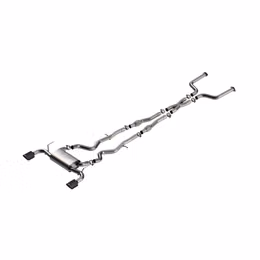 140977CFBA, BORLA 140977CFBA Cat-Back Exhaust System 2.50", S-Type (4.50" RD x 7.75" Carbon Fiber Black Anodized Tips) for INFINITI Q50 3.0L V6 2016-2024 in UAE, Dubai. Condition - new. Price 10,590 AED. Photo, seller contacts | AUTO.AE