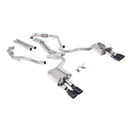 SSXAU1118, MILLTEK SSXAU1118 Cat-Back Exhaust, 2.5" (Cerakote Black Ovals Trims) for AUDI S5 (B9) 2017- في الإمارات, دبي. Condition - new. Price 18,490 AED. Photo, seller contacts | AUTO.AE