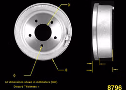 BEN-PDR0209, Bendix Brakes Global Brake Drums for 1968-1972 F-100 - PDR0209 в ОАЭ, Дубай. Состояние - новое. Цена 380 AED. Фото, контакты продавца | AUTO.AE