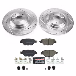 PWR-K7742, PowerStop Z23 Evolution Sport Brake Upgrade Kits for 2016-2023 CX-9 - K7742 in UAE, Dubai. Condition - new. Price 820 AED. Photo, seller contacts | AUTO.AE