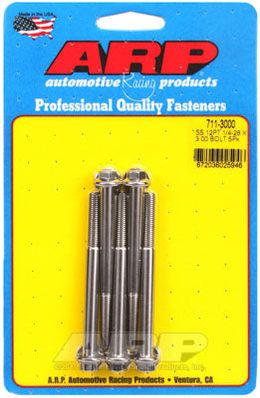 711-3000, ARP 711-3000 SAE Bolt Kit 1/4-28 x 3.000 12pt SS bolts в ОАЭ, Дубай. Состояние - новое. Цена 220 AED. Фото, контакты продавца | AUTO.AE