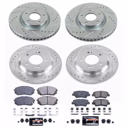PWR-K7114, PowerStop Z23 Evolution Sport Brake Upgrade Kits for 2014-2016 CADENZA, 2015 SONATA - K7114 in UAE, Dubai. Condition - new. Price 1,750 AED. Photo, seller contacts | AUTO.AE