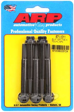 671-1011, ARP 671-1011 Metric Thread Bolt Kit M8 x 1.25 x 70mm 12pt black oxide bolts в ОАЭ, Дубай. Состояние - новое. Цена 220 AED. Фото, контакты продавца | AUTO.AE
