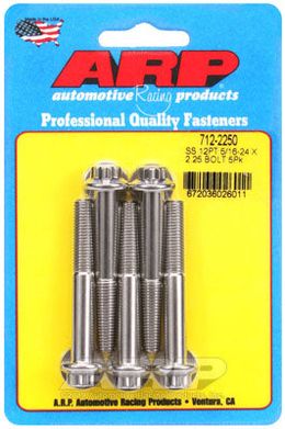 712-2250, ARP 712-2250 SAE Bolt Kit 5/16-24 x 2.250 12pt SS bolts في الإمارات, دبي. Condition - new. Price 240 AED. Photo, seller contacts | AUTO.AE