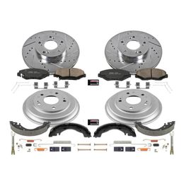 PWR-K15243DK, PowerStop Z23 Evolution Sport Disc and Drum Brake Upgrade Kits for 2013-2015 CIVIC - K15243DK in UAE, Dubai. Condition - new. Price 1,550 AED. Photo, seller contacts | AUTO.AE