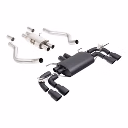 SSXLR255, MILLTEK SSXLR255 Cat-Back Exhaust, 2.76'' (Quad GT-90 Cerakote Black Trims) for LAND ROVER Defender 90 5.0 2021- في الإمارات, دبي. Condition - new. Price 27,090 AED. Photo, seller contacts | AUTO.AE