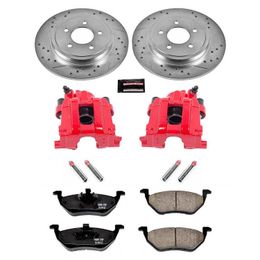 PWR-KC4585, PowerStop Z23 Evolution Sport Brake Upgrade Kits with Calipers for 2005-2008 ESCAPE, MARINER, TRIBUTE - KC4585 in UAE, Dubai. Condition - new. Price 1,410 AED. Photo, seller contacts | AUTO.AE