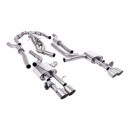 SSXAU1062, MILLTEK SSXAU1062 Cat-Back Exhaust, 3.15" (Brushed Titanium GT-115 Trims) for AUDI S8 (D5) Non-OPF/GPF 2020- in UAE, Dubai. Condition - new. Price 35,350 AED. Photo, seller contacts | AUTO.AE