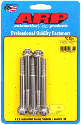 712-3000, ARP 712-3000 SAE Bolt Kit 5/16-24 x 3.000 12pt SS bolts в ОАЭ, Дубай. Состояние - новое. Цена 240 AED. Фото, контакты продавца | AUTO.AE
