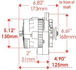 PWM-8012, Powermaster Race Alternators 8012 in UAE, Dubai. Condition - new. Price 850 AED. Photo, seller contacts | AUTO.AE